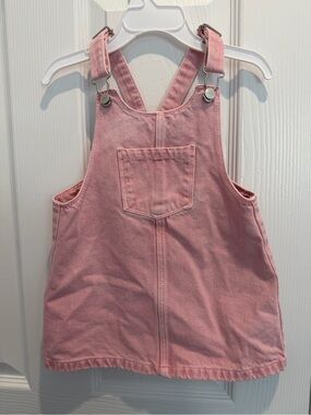 Zara Pink Kids Overall Dress